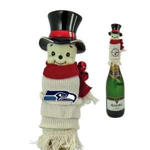  Seattle Seahawks Snowman Bottle Cover