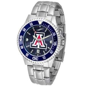  Arizona Wildcats Competitor AnoChrome Mens Watch with Steel Band 