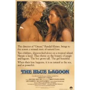  Blue Lagoon Original Folded 1980 Movie Poster #H22 1 