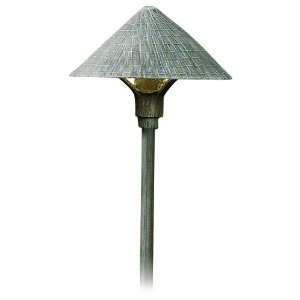  Thatched Roof Shade Verde Finish 27 High Path Light: Home 
