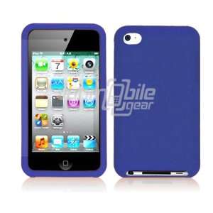 Blue Premium 1 Pc Glossy Solid Color Rubber Gel Skin Case for Apple 