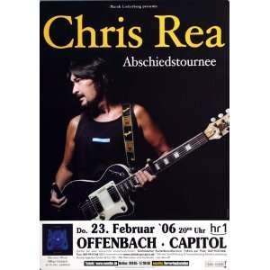  Chris Rea   Blue Guitar 2006   CONCERT   POSTER from 