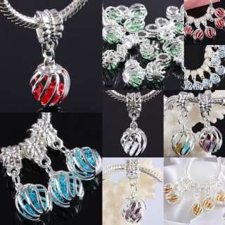 Me1548 Mixed Crystal Lantern Fantasy European Beads 20X  