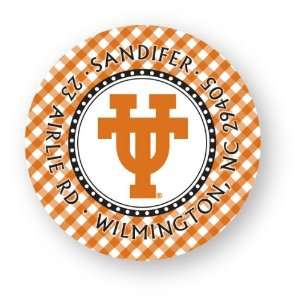  University Of Texas Ut Gingham Labels