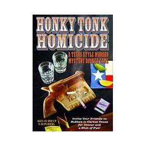   Tonk Homicide   A Texas Style Murder Mystery Dinner Game Toys & Games