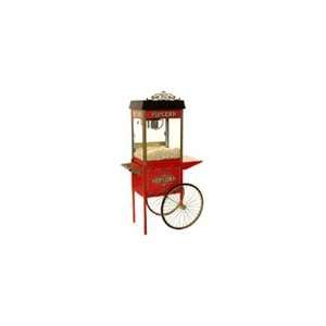 Street Vendor 6   Six Ounce Popcorn Machine with Antique Trolly 11060 