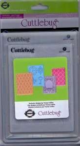 Cuttlebug Embossing Set   Teresa Collins Timeless, 4 pieces   2001218 