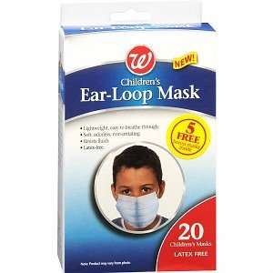   Childrens Ear Loop Mask, 20 ea Health 