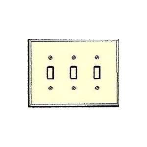   Cast Stone Switchplates Terracotta Triple Toggle: Home Improvement