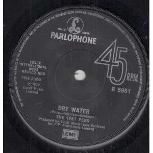    DRY WATER 7 INCH (7 VINYL 45) UK PARLOPHONE 1972 TENT PEGS Music