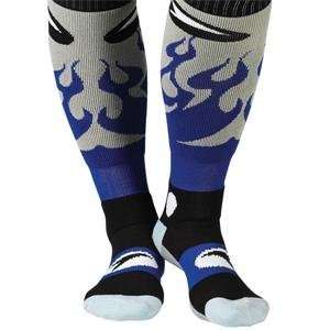  AXO Graphic Socks   One size fits most/Blue Flames 