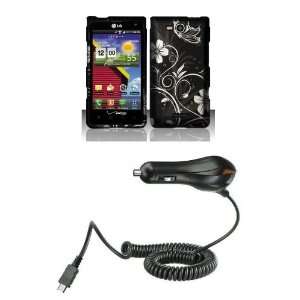  LG Lucid (Verizon) Premium Combo Pack   Silver Butterfly 