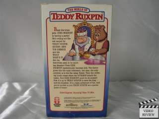 Teddy Ruxpin   A Royal Adventure VHS  