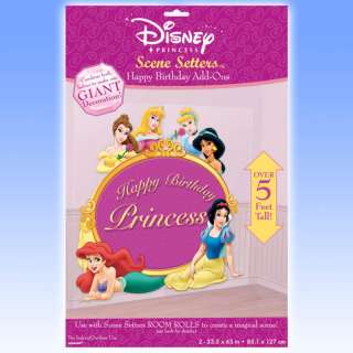 Disney Princess Scene Setter Add ons   Birthday Sign  