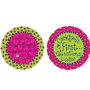 Party Girl Drink Coasters   Style YLY5 