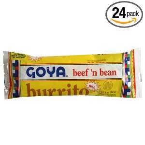 Goya Burrito Bean & Beef, 5 Ounce Units (Pack of 24)  