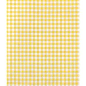  Yellow Gingham Oilcloth Fabric: Arts, Crafts & Sewing