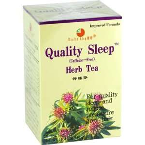  Health King Quality Sleep Herb Tea (Caffeine Free), 20 Bag 