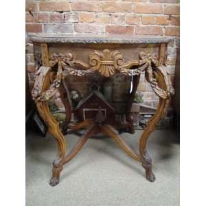  Antique Ornate Carved Table 