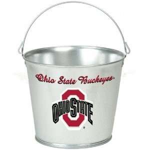  Ohio State Buckeyes Bucket: 5 Quart Galvanized Pail 