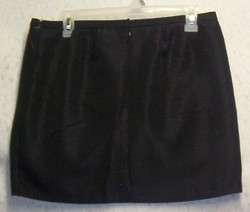 Erin Fetherston mini skirt nwt 11 L juniors embossed Heart print black 
