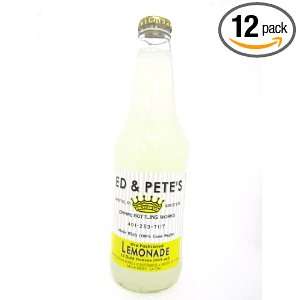 Ed & Peetes Lemonade (Pack of 12)  Grocery & Gourmet Food