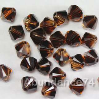 24 Swarovski Crystal 5328 Xillion 6mm Beads Topaz Blend  