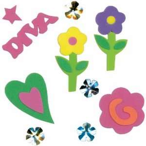 Darice Foamies Sticker Diva & Flowers  Toys & Games