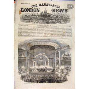  Bath Thaetre Lyell British Association Old Print 1864 