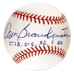  Daniel Brandenstein Autographed Baseball 