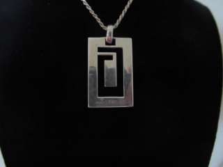 Sterling Silver 925 Gucci Necklace  