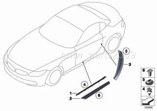 10 BMW E65 E66 E84 X1 E85 Z4 F01 F02 F10 Door Sill Clip  