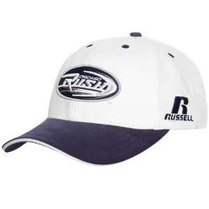   Chicago Rush White Navy Blue Twill Adjustable Hat
