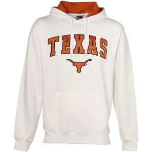  Texas Longhorns White Classic Twill Hoody Sweatshirt  (X 