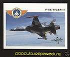 NORTHROP TIGER II F 5E AIRPLANE Wings Of Fire CARD