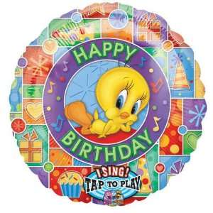  Tweety Happy Birthday Sing A Tune Balloon 28 Pkg/1 Toys 