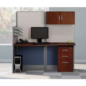  Bush Furniture Straight Workstation: Office Products