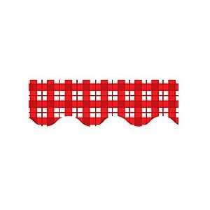  RED PLAID BORDER TRIM Electronics