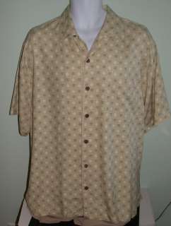 Tommy Bahama 100% Silk Designer Shirt Size Large Excellent Buy!  