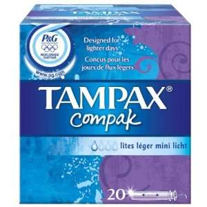 Tampax Tampons Compak Lites x 20