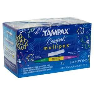  Tampax Compak Tampons Multipax 32 Count Health & Personal 