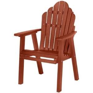  Cozi Back Dining Chair   Burgundy: Patio, Lawn & Garden