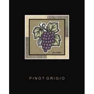  Vino Chic Pinot Grigio Poster Print: Home & Kitchen