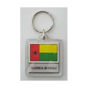  Guinea Bissau   Country Lucite Key Rings: Patio, Lawn 
