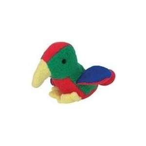    Multi Pet Look Whos Talking Parrot Plush Dog Toy