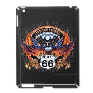  iPad 2 Case Black of Live The Legend Eagle and Engine 