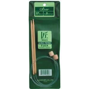  Takumi Bamboo Flexible Knitting Needles 20 Size 13