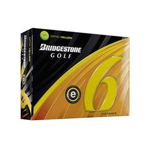  Bridgestone 2011 e6 Golf Ball   Yellow: Sports & Outdoors
