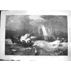   1868 South Sea Whaling Whales Hunting Brierly Fine Art