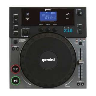 NEW Gemini CDJ 210 Tabletop Scratch DJ /CD Player  